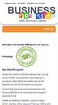 Mobile Screenshot of business-for-kids.de